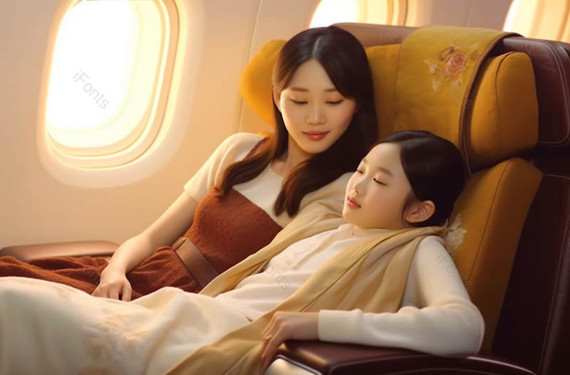 幸福家庭乘飞机出行高清特写摄影图,高清,摄影图,摄影图片,图片大全,摄影图免费下载